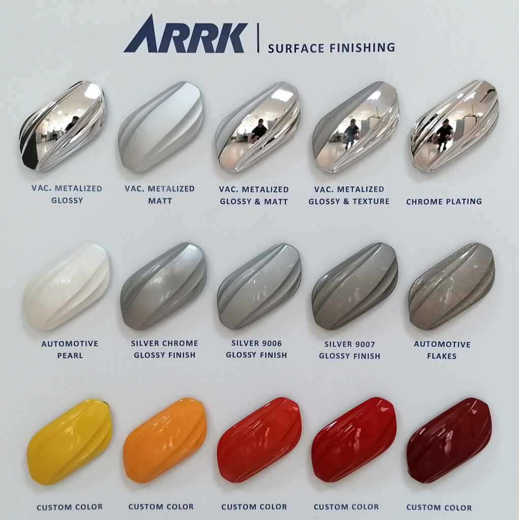 acabados-ARRK-aplicables-en-prototipos-impresos-en-3D-metalizado-amarillo-naranja-rojo